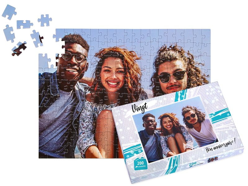 Boîte du puzzle photo 200 pièces amis