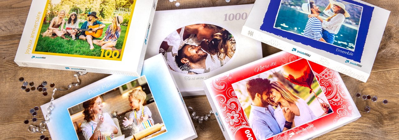 La boîte adaptée à votre puzzle photo