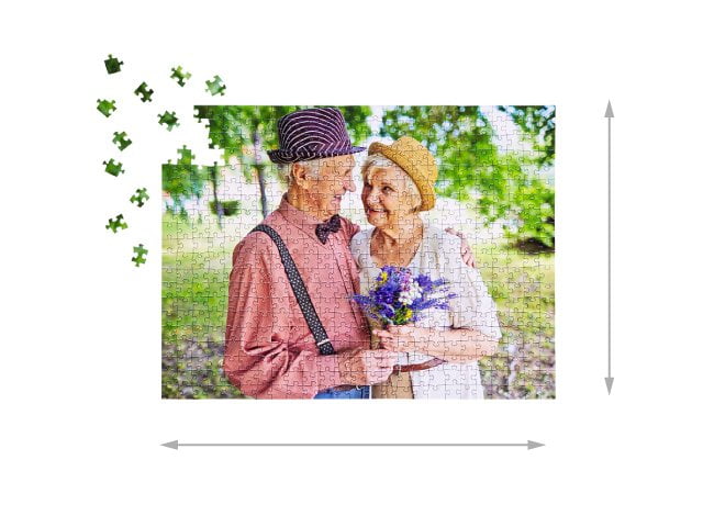 Dimensions du puzzle monté