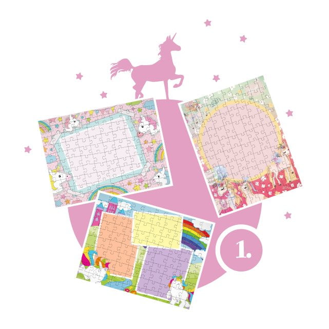 how to create a unicorn puzzle