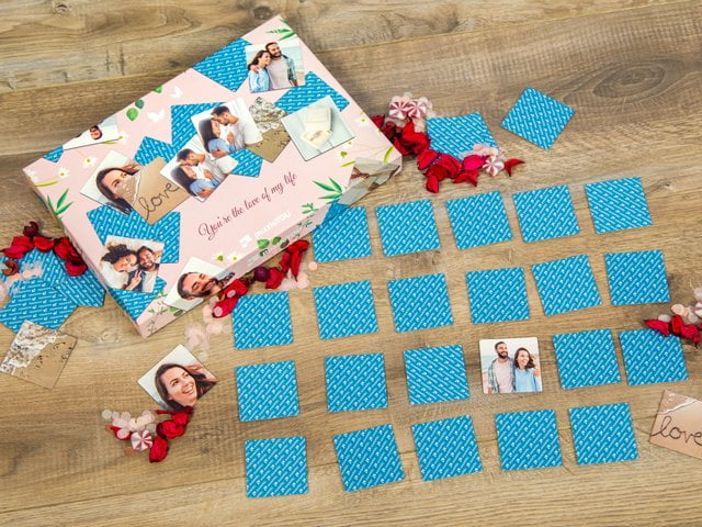 Photo Pairs game with 36 cards