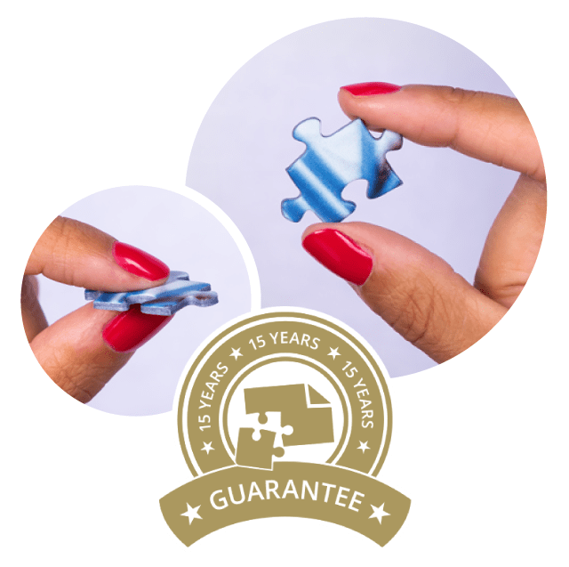 Quality guarantee on your personal photo puzzle