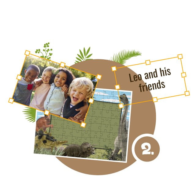 add a text to the puzzle