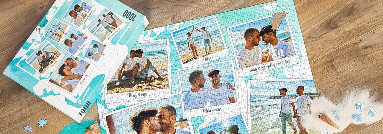 puzzle photo pêlê-mêle paire