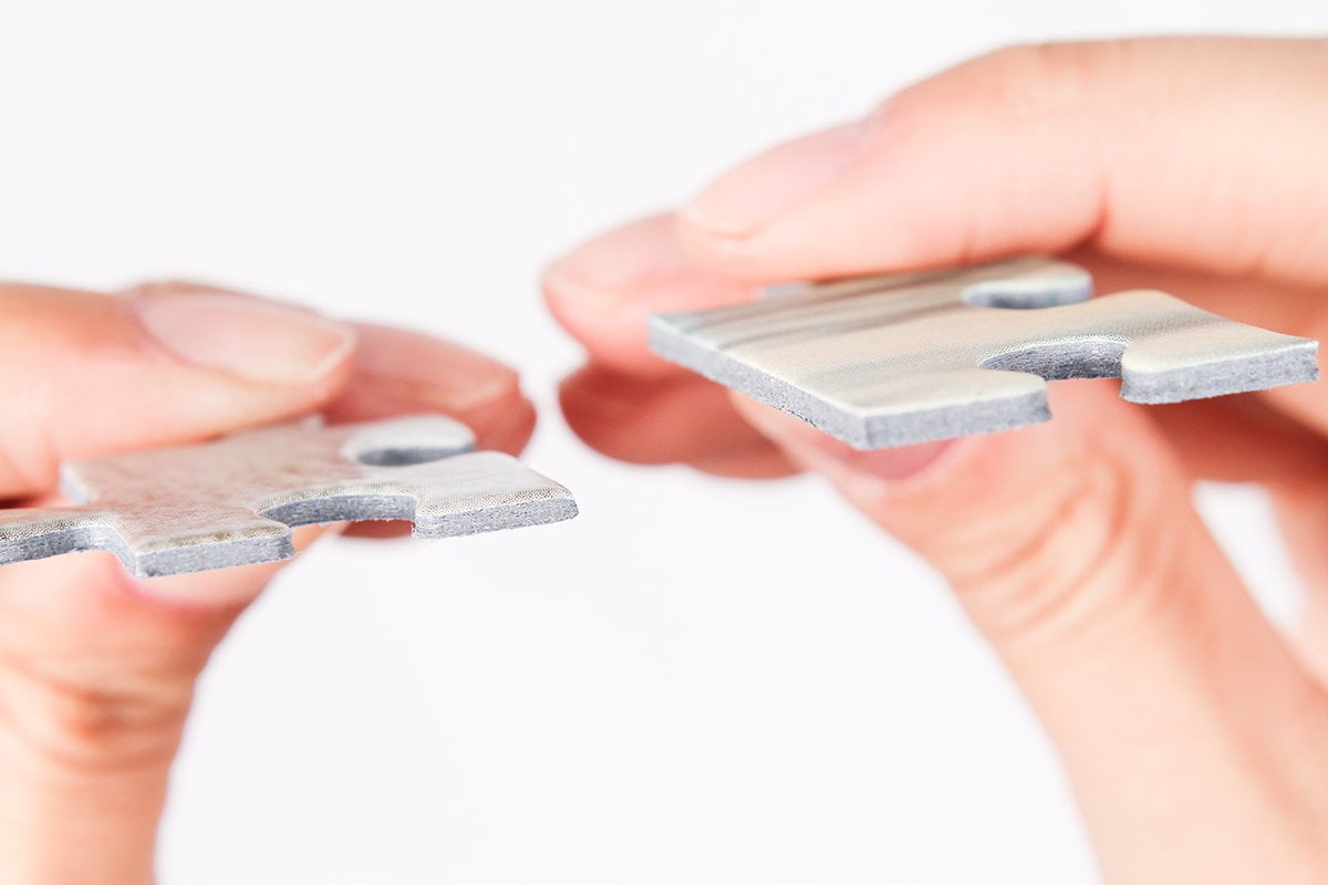 Premium cardboard for perfect puzzle pieces